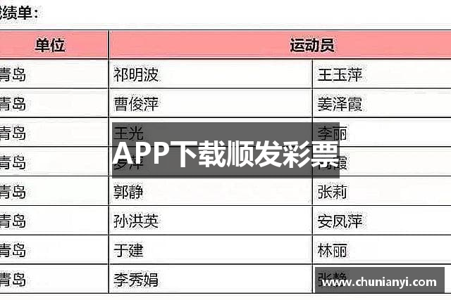 APP下载顺发彩票